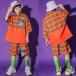  Корея ребенок одежда HIPHOP stage костюм Kids танцевальный костюм hip-hop отвечающий .. Jazz Dance мужчина 2 позиций комплект презентация . рука футболка тренировка надеты . рука 