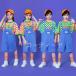  детский сад постановка группа одежда .. лето короткий рукав Kids Dance хлопок t рубашка юбка движение . чирлидинг костюм 