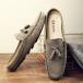  Loafer тапочки мужской замша обувь обувь для вождения мокасины одноцветный пятка нет 