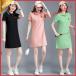  Golf одежда женский Golf One-piece длинный рубашка-поло туника летний ko-te вентиляция . пот короткий рукав polo A линия женский теннис одежда 