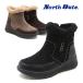  North Date женский winter ботинки черный серый ju темно-коричневый . скользить защищающий от холода 3cm водостойкий скольжение трудно . вращение тип шиповки чёрный чай North Date KH-32006