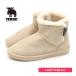 moz женский . скользить защищающий от холода winter мутон ботинки короткий свет бежевый одноцветный внутри сторона мех скольжение трудно легкий зимний Северная Европа Швеция 