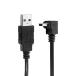 CHENYANG Down угол имеется 90 раз Mini USB 2.0 B модель 5pin мужской to USB мужской данные кабель 0.5 M