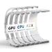 AsiaHorse PCŸĹ꡼֥֥  16AWGǽƼ PSU Ĺ֥ 6 & 30CM 3ܤ8ԥGPU