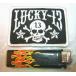  Lucky 13 patch нашивка Skull Star LUCKY13 Skull Star