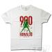 [RET09][ внутренний не продажа ]RE-TAKE Cronaudo"Ronldo 900 Goal" память футболка белый [ футбол /k Lilo na/a luna sru/li Take / Portugal представитель ] кошка pohs на 