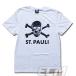 [ECM03]SP011804[ внутренний не продажа ] The nktopauli череп Logo футболка белый [ футбол / Bundesliga /St Pauli] кошка pohs соответствует возможность 
