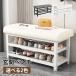 вход bench 80cm полки обувь подставка обувь inserting стойка для обуви вход место хранения обувь коробка модный компактный подставка для тапочек обувь полки поясница .. стул стул Северная Европа 
