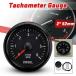 52 millimeter meter 0-6000 rpm ( dash ) white electric tachometer gauge diesel motor engine 