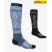  сноуборд носки BURTON Barton IMPRINT ROUND SOCK 23-24 модель фиолетовый спорт KK J13
