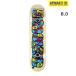 KROOKEDkru Kid скейтборд Complete 8.0inch GATHERING CREAM фиолетовый спорт 