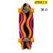 YOWyau Surf скейтборд Complete 30.0inch HUNTINGTON SURFSKATE 25 фиолетовый спорт 