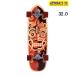 YOWyau Surf скейтборд Complete 32.0inch LAKEY PEAK SURFSKATE 25 фиолетовый спорт 