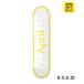 APRILe-pliru скейтборд панель 8inch 8.25inch OG LOGO WHITE YEL TWIN TAIL фиолетовый спорт 
