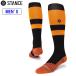 STANCE Stan s[ мужской ] полоса OTC [ orange / черный ][L размер (25.5-29.0cm)] A759A23STR