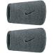 NIKE Nike sushu Classic двойной широкий напульсник 2P[ прохладный серый / черный ]BN4000