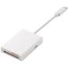 ELECOM 쥳 Lightningɥ꡼/SD+microSDб/Type-CѴץ°/֥7cm/ۥ磻 MR-LC201WH