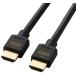 ELECOM 쥳 󥻥Բ HDMI֥/HDMI2.1/ȥϥԡ/1.0m/֥å CAC-HD21E10BK2