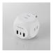 ELECOM ���쥳�� USB���å�/���η�/USB-Cx1+USB-Ax2/20W/ACx3/�����󥰥ץ饰/�ۥ磻��