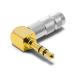 OYAIDE oyaide P-3.5-GL 3.5mm стерео Mini штекер 24K позолоченный L type штекер модель 