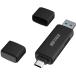 BUFFALO Buffalo Type-C/Type-A подключение USB3.2 Type-C устройство для считывания карт BSCR130U3CBK