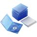 ELECOM ���쥳�� Blu-ray�ǥ�����������(1���Ǽ������ 10�祻�å�) ���ꥢ�֥롼 CCD-BLU110CBU
