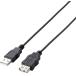 ELECOM ���쥳�� ����USB2.0��Ĺ�����֥��AM-AF�����ס�[�֥�å�] 1.0m U2C-JE10BK