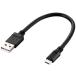 ELECOM ���쥳�� microUSB�����֥�/2A����/�����������/��������/0.2m/�֥�å� MPA-AMBC2U02BK