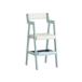 ICHIBA рынок 2 лет ~12 лет до можно использовать F-line Kids высокий стул -Kids High Chair comet Cyan серый ILC-3339CGY