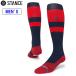STANCE Stan s[ мужской ] полоса OTC [ темно-синий / красный ][L размер (25.5-29.0cm)] A759A23STR