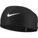 NIKE Nike Dri-Fit Fury широкий головная повязка [ черный / белый / белый ][ свободный размер ] BN3054