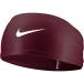 NIKE Nike Dri-Fit Fury широкий головная повязка [ темный команда красный / белый / белый ][ свободный размер ]