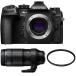OM SYSTEM �I�[�G���V�X�e�� OM-1 Mark II �{�f�B�[�{M.ZUIKO DIGITAL ED 100-400mm F5.0-6.3 IS�{72S PRO1D �v���e�N�^�[�Z�b�g