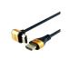 HORIC сигнал likHDMI кабель L type 270 раз 1m Gold HL10-568GD