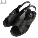 purewalker �s���A�E�H�[�J�[ �y���f�B�[�X�z�i�[�X�T���_�� �x�[�V�b�N�y�u���b�N�z�yL/23.5-24.0cm�zPW7602