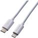 ELECOM/ Elecom USB-C to Lightning кабель ( стандартный ) 0.5m белый MPA-CL05WH