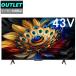 TCL [ производитель повторный регулировка товар ]43FC655 43V type 4K жидкокристаллический телевизор [43C655/43C61B такой же и т.п. товар ][ outlet ]