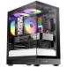 Okinos Micro-ATX соответствует mini tower PC кейс чёрный / белый Aqua UNO Zebra (Black/White)