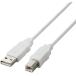 ELECOM ���쥳�� EU RoHS��� USB2.0�����֥� AB������/1.0m �ۥ磻�� USB2-ECO10WH
