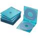 ELECOM 쥳 Blu-ray/DVD/CDץ饱/2Ǽ/10ѥå/ꥢ֥롼 CCD-JSCSW10CBU