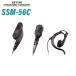  standard Horizon Yaesu wireless SSM-56C small size tiepin Mike + earphone 