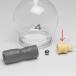  Kirishima glass sphere for ro black l. moxibustion ( van key adsorption . also use possible )