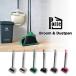  broom .... stylish Bloom &amp; dust bread Porte polte broom +.... set ivory red green Brown black gray 