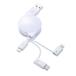 ���C�g�j���O�@TypeC�@microB �����USB�@3in1 �P�[�u���@0.8m