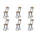 �܂��݃E�b�h�`�F�A�@6�r�Z�b�g�@�ؖڒ��܂��݃X�c�[���B���ʍ���450mm�@6�r�Z�b�g�B