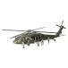  Hasegawa 1/72 America суша армия UH-60A черный Hawk пластиковая модель D3
