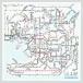  Tokyo Cart графика металлический дорога линия map носовой платок Kansai японский язык RHKJ
