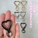 na ska n Heart type круг can имеется все 3 цвет одиночный товар 2 шт. комплект pala код брелок для ключа resin детали материал материалы рукоделие ручная работа 