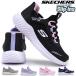  Skechers slip in z девушки спортивные туфли 303585L bow nda- простой симпатичный девочка ребенок обувь "свободные руки" обувь туфли без застежки 