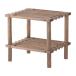 FUJI-72491 не 2 торговля 72491 мульти- открытый стеллаж половина 2 уровень Brown * клиент сборка 
